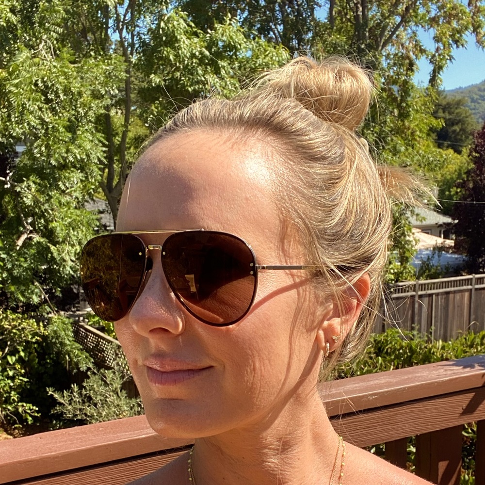Rose Gold Celine Aviators